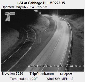 I-84 at Cabbage Hill MP222.35